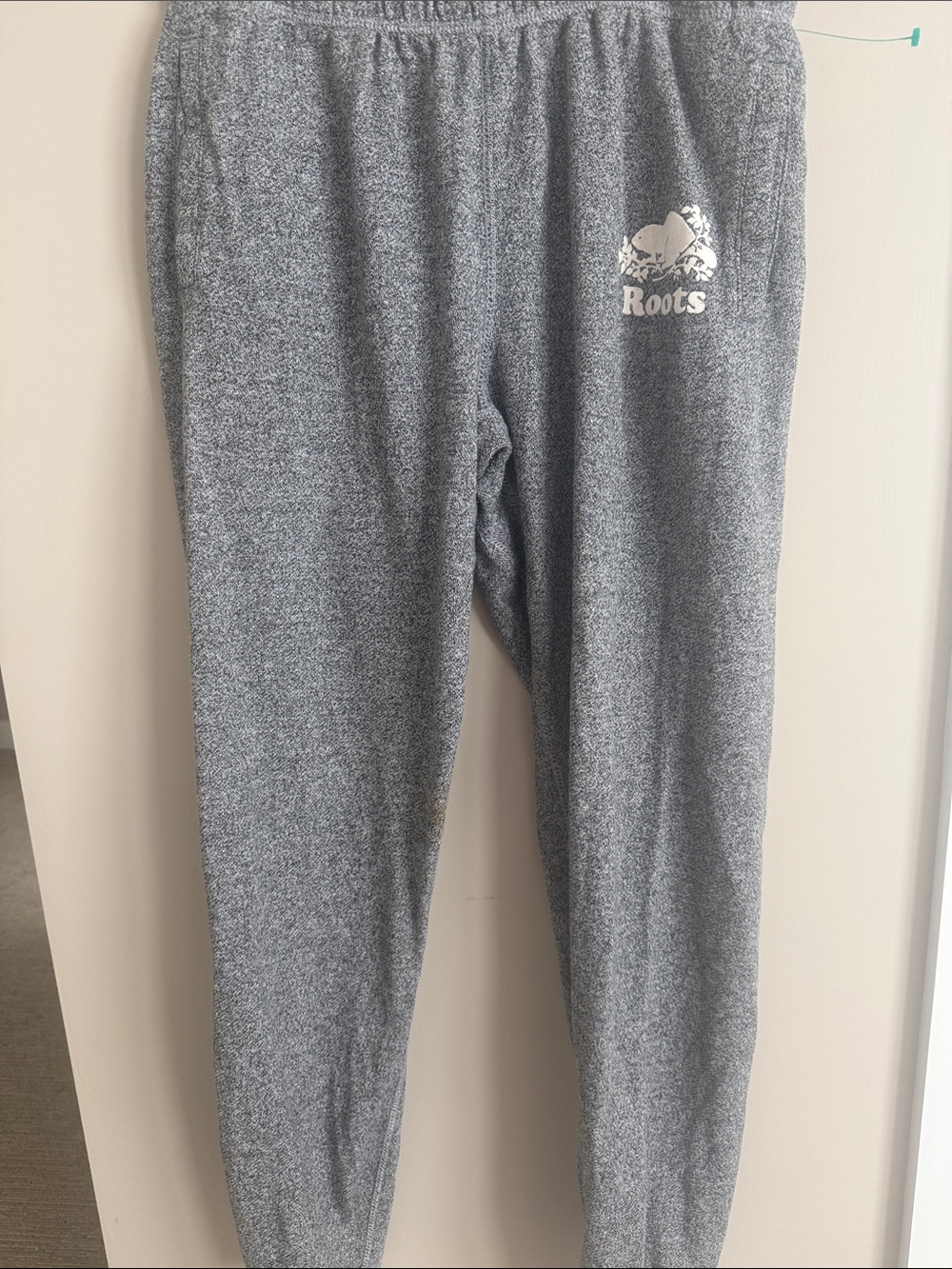 Roots Heather Gray Jogger Sweatpants